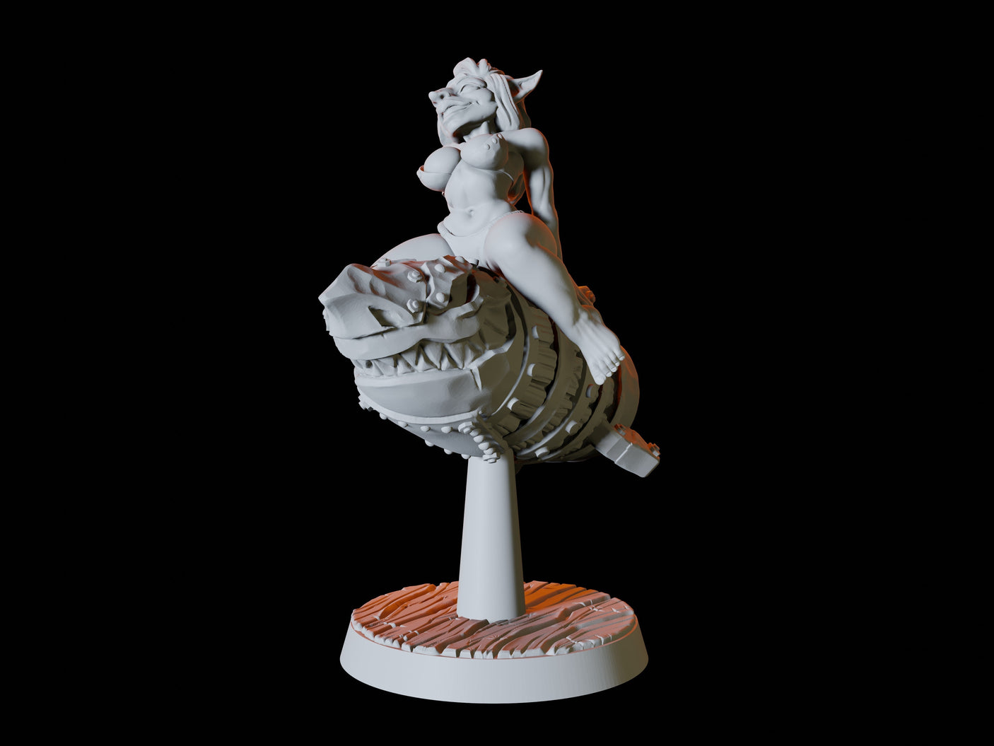 Goblin Pinup Miniature for Dungeons and Dragons, Pathfinder or other TTRPGs