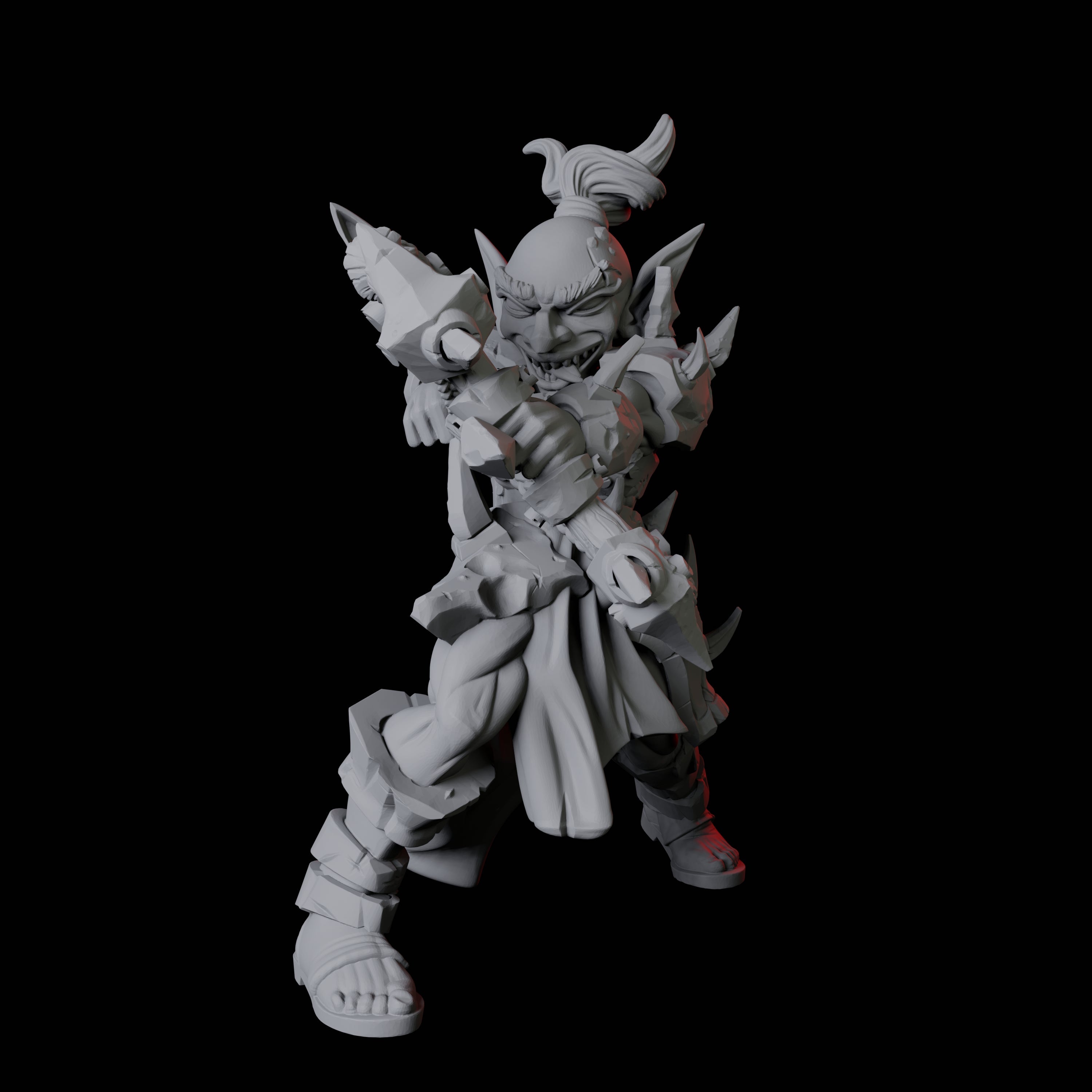 Goblin Ranger Miniature for Dungeons and Dragons, Pathfinder or other TTRPGs