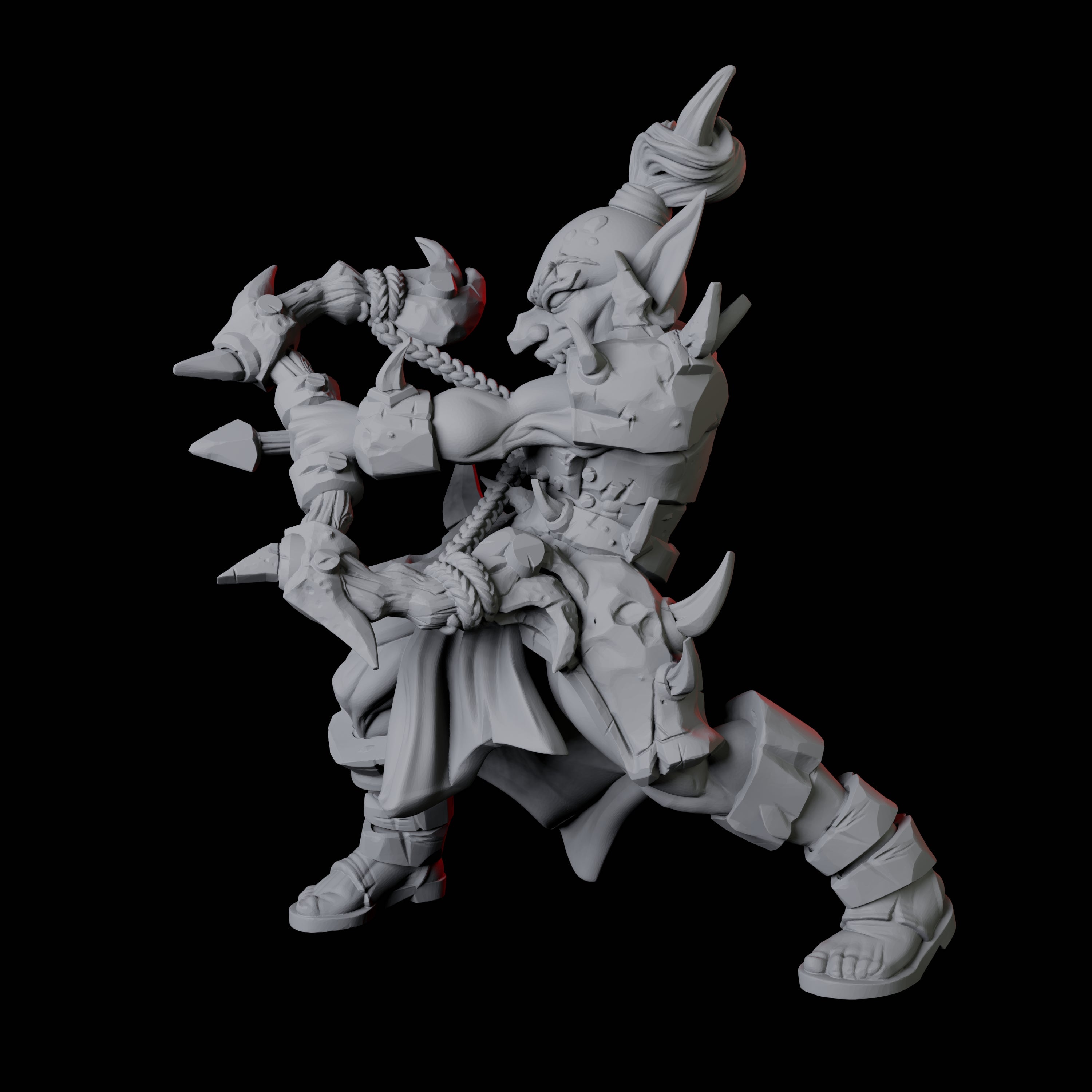 Goblin Ranger Miniature for Dungeons and Dragons, Pathfinder or other TTRPGs