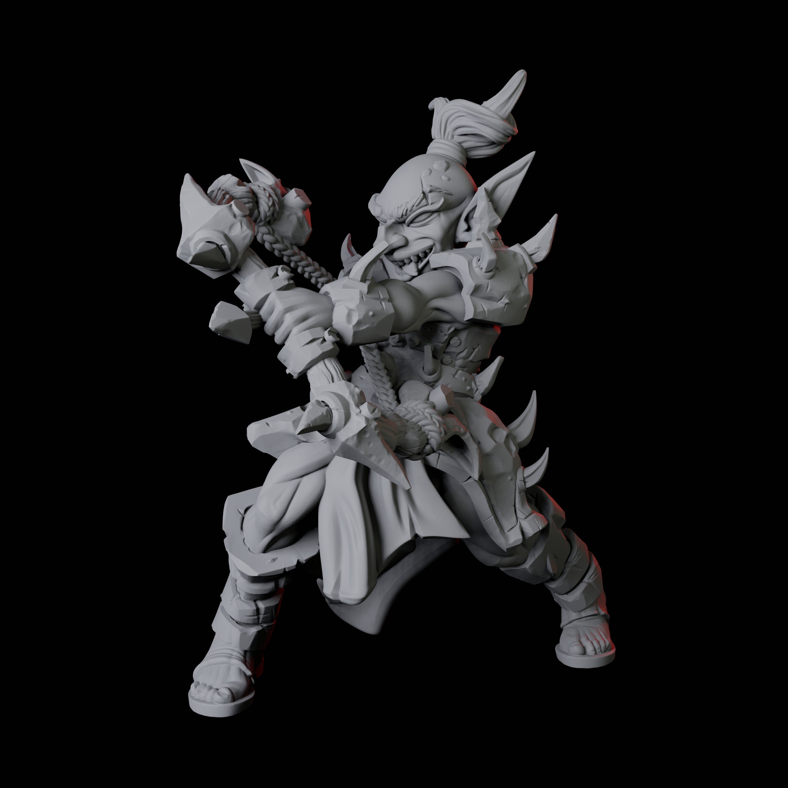 Goblin Ranger Miniature for Dungeons and Dragons, Pathfinder or other TTRPGs