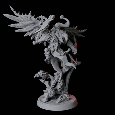 Goblin Rogue with a Flying Contraption Miniature for Dungeons and Dragons, Pathfinder or other TTRPGs