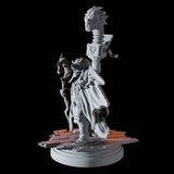Goblin Shaman with Jack in the box Miniature for Dungeons and Dragons, Pathfinder or other TTRPGs