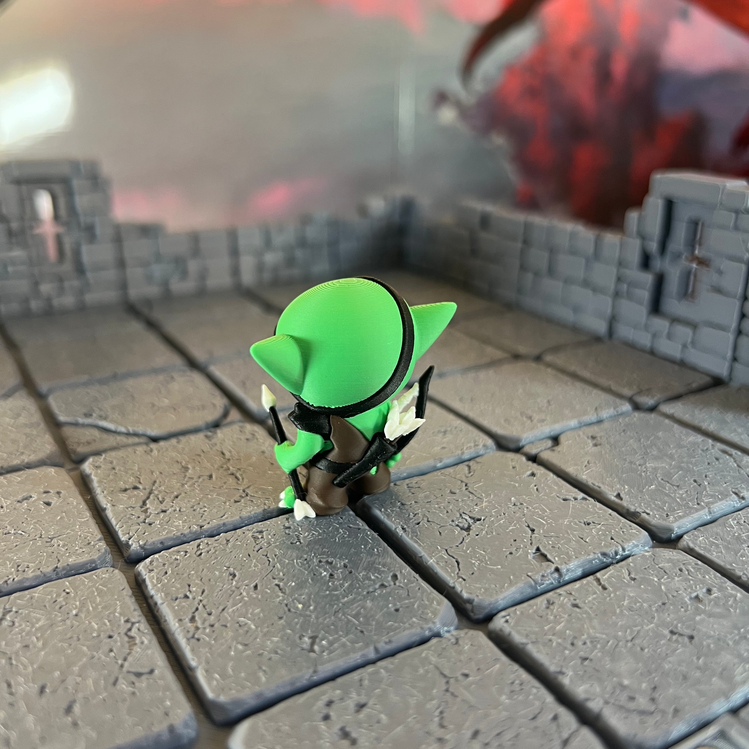 Goblin Thugs Set of Four Multicolour Table Ready Miniatures Miniature for Dungeons and Dragons, Pathfinder or other TTRPGs