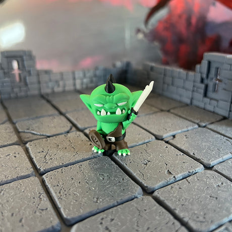 Goblin Thugs Set of Four Multicolour Table Ready Miniatures Miniature for Dungeons and Dragons, Pathfinder or other TTRPGs