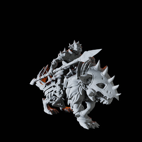 Goblin Wolf Rider Miniature for Dungeons and Dragons, Pathfinder or other TTRPGs