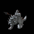 Goblin Wolf Rider Miniature for Dungeons and Dragons, Pathfinder or other TTRPGs