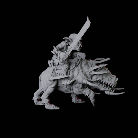 Goblin Worg Rider Miniature for Dungeons and Dragons, Pathfinder or other TTRPGs