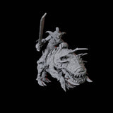 Goblin Worg Rider Miniature for Dungeons and Dragons, Pathfinder or other TTRPGs