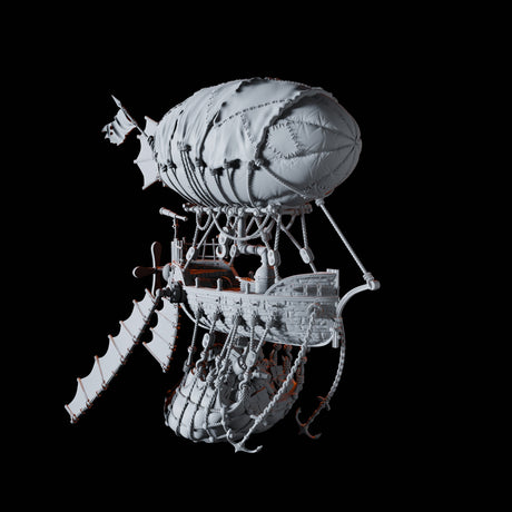 Goblin Zeppelin Miniature for Dungeons and Dragons, Pathfinder or other TTRPGs