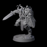 Golden Circle Mercenary Company Miniature for Dungeons and Dragons, Pathfinder or other TTRPGs