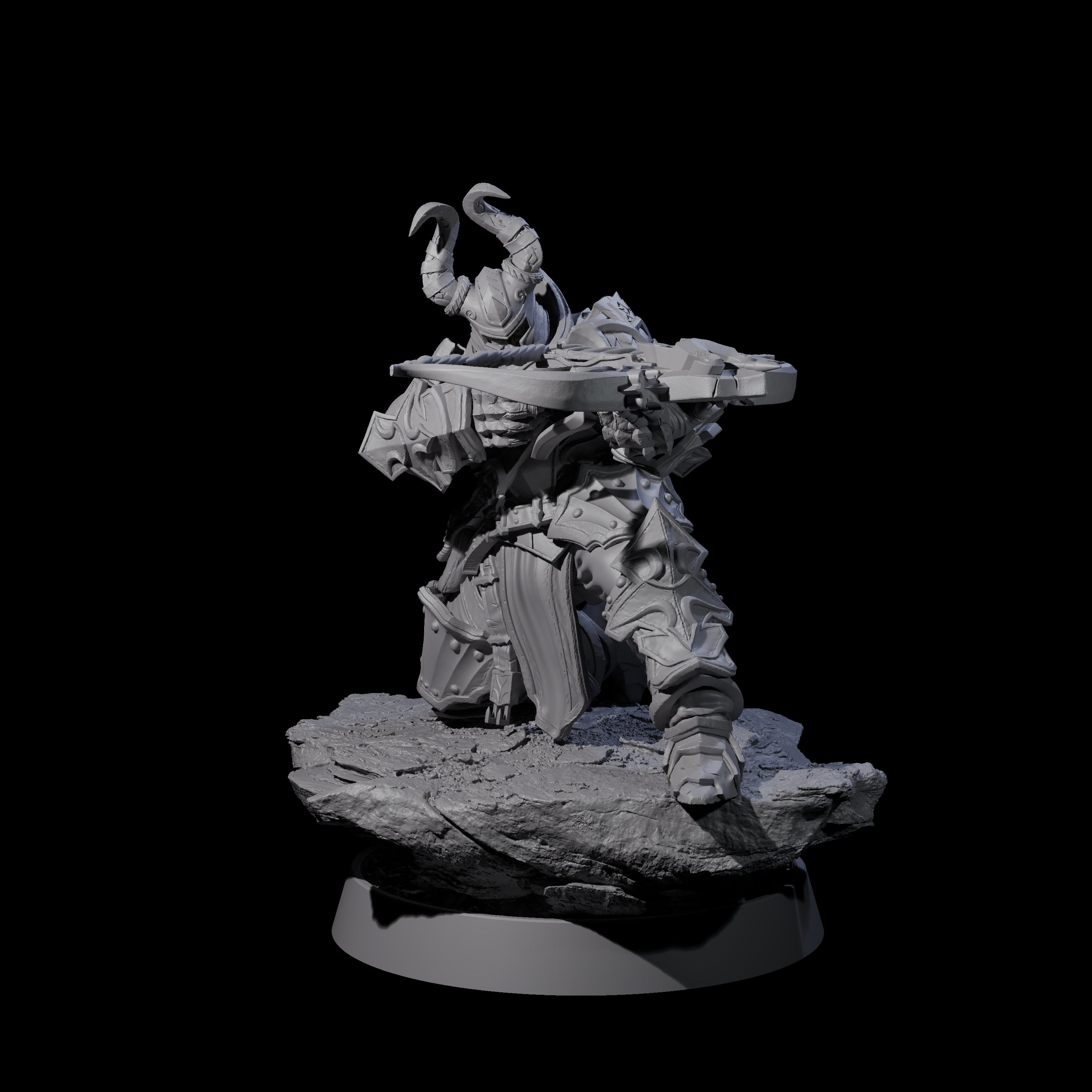 Golden Circle Mercenary Company Miniature for Dungeons and Dragons, Pathfinder or other TTRPGs