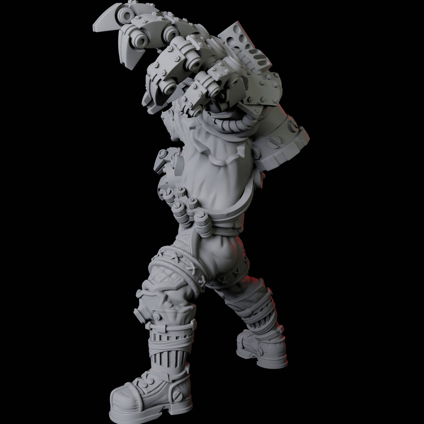 Goliath Cyborg Miniature for Dungeons and Dragons, Pathfinder or other TTRPGs