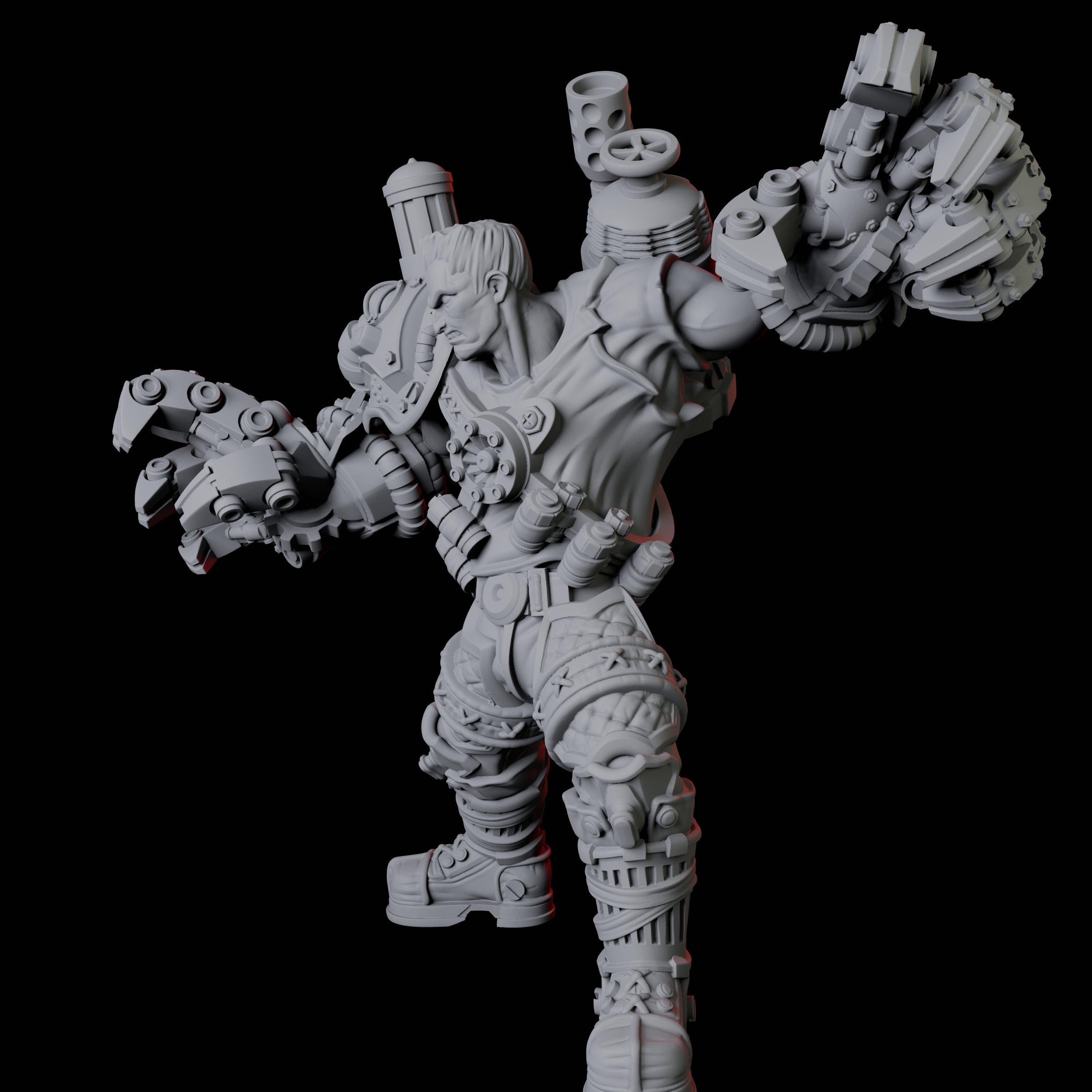 Goliath Cyborg Miniature for Dungeons and Dragons
