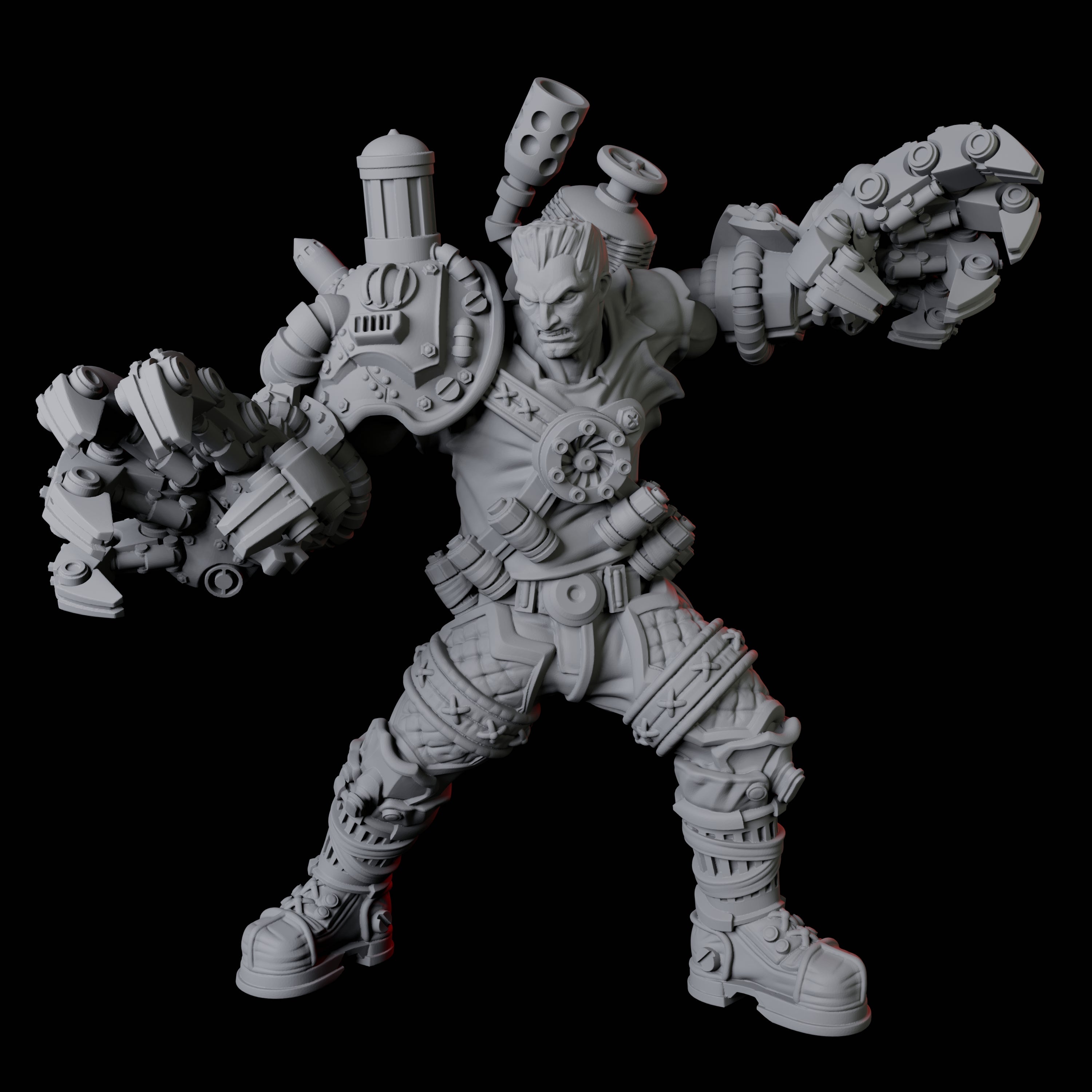 Goliath Cyborg Miniature for Dungeons and Dragons