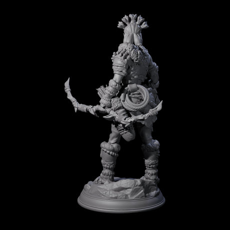 Goliath Hunter Miniature for Dungeons and Dragons, Pathfinder or other TTRPGs