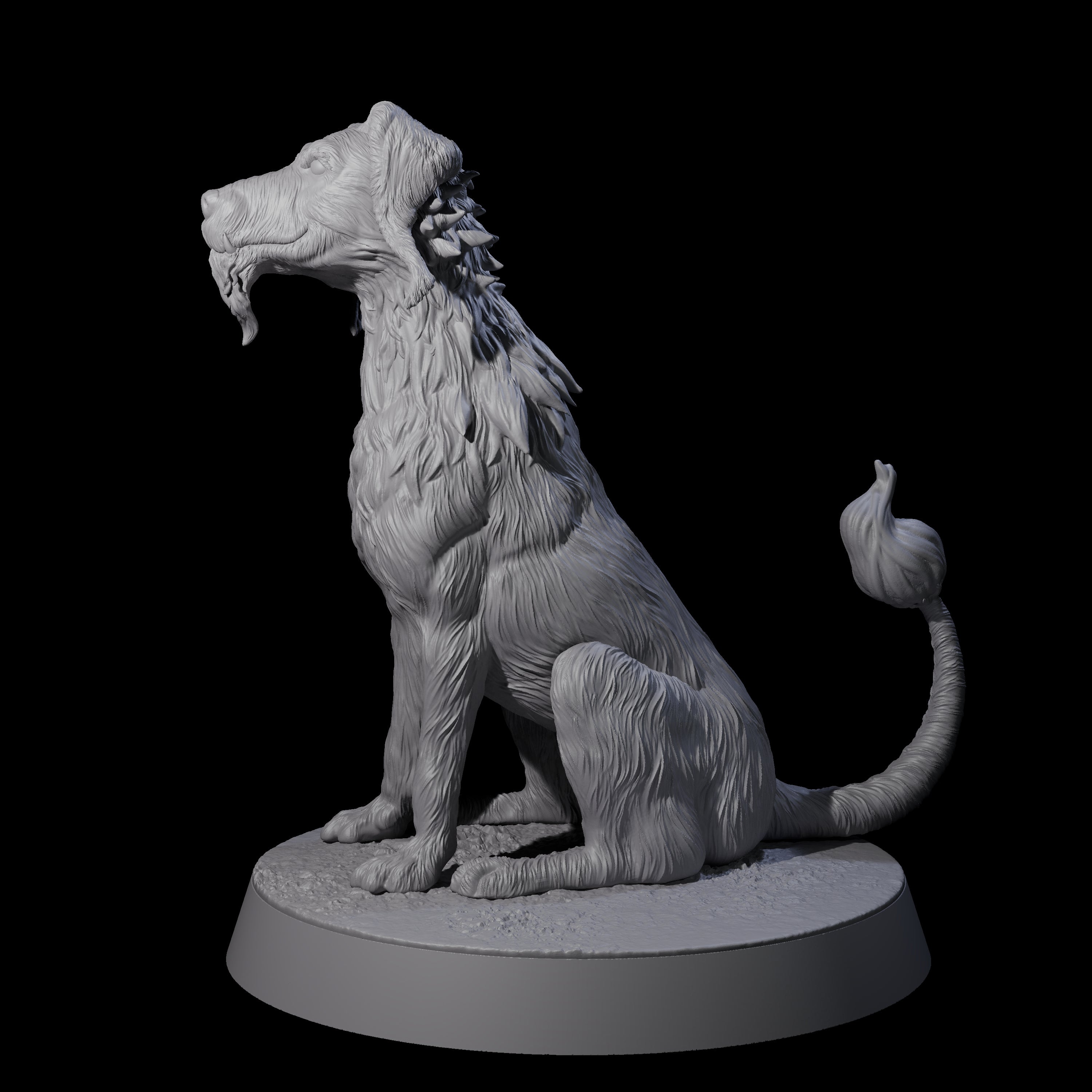 Good Boy Blink Dog Miniature for Dungeons and Dragons, Pathfinder or other TTRPGs
