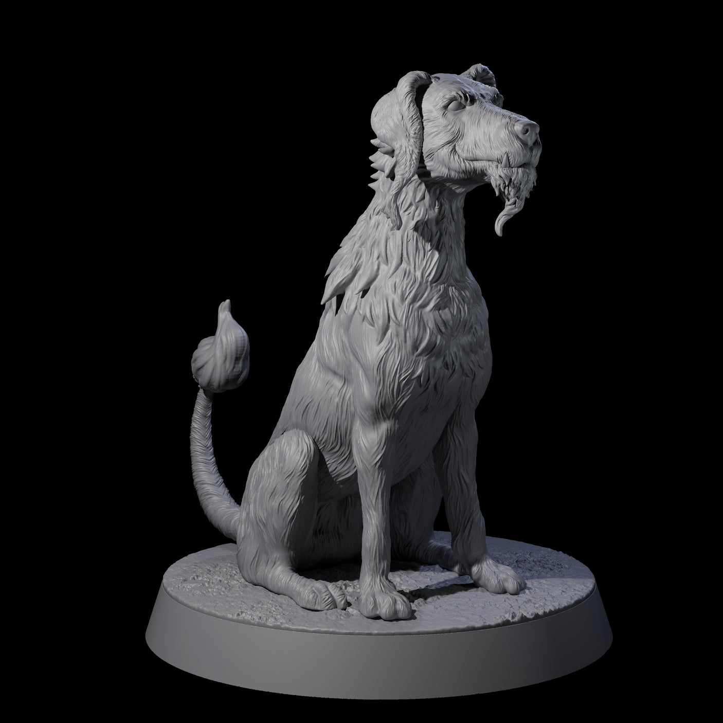 Good Boy Blink Dog Miniature for Dungeons and Dragons, Pathfinder or other TTRPGs
