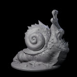 Gooey Giant Snail Miniature for Dungeons and Dragons, Pathfinder or other TTRPGs