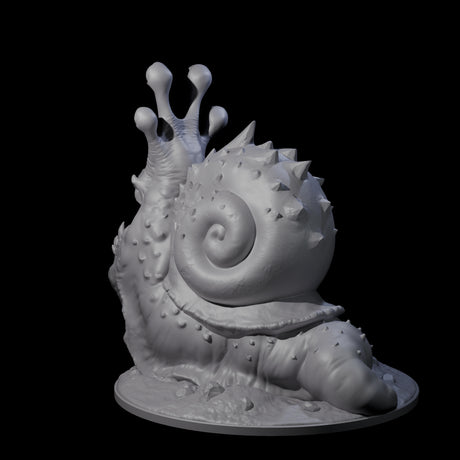 Gooey Giant Snail Miniature for Dungeons and Dragons, Pathfinder or other TTRPGs
