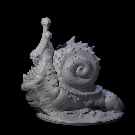 Gooey Giant Snail Miniature for Dungeons and Dragons, Pathfinder or other TTRPGs