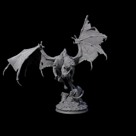 Gorilla Rhino Lion Chimera Miniature for Dungeons and Dragons, Pathfinder or other TTRPGs