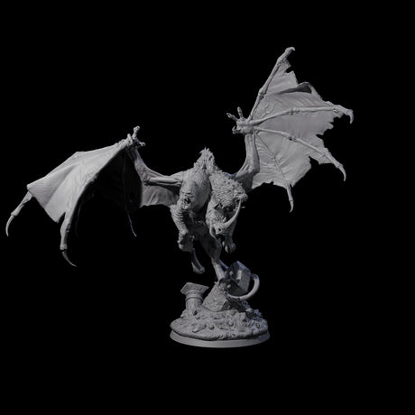 Gorilla Rhino Lion Chimera Miniature for Dungeons and Dragons, Pathfinder or other TTRPGs