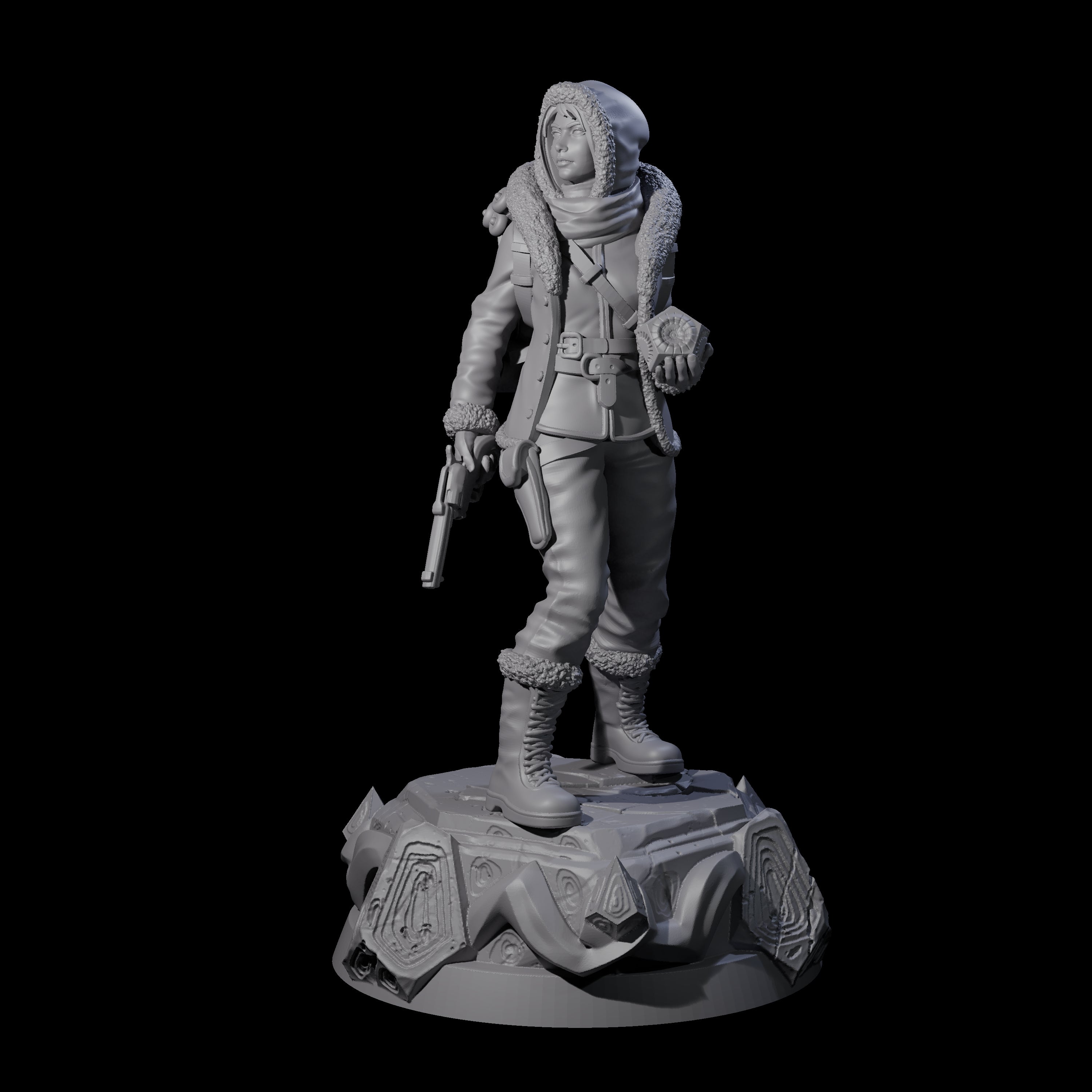 Got It Safe Human Survivor Miniature for Dungeons and Dragons, Pathfinder or other TTRPGs