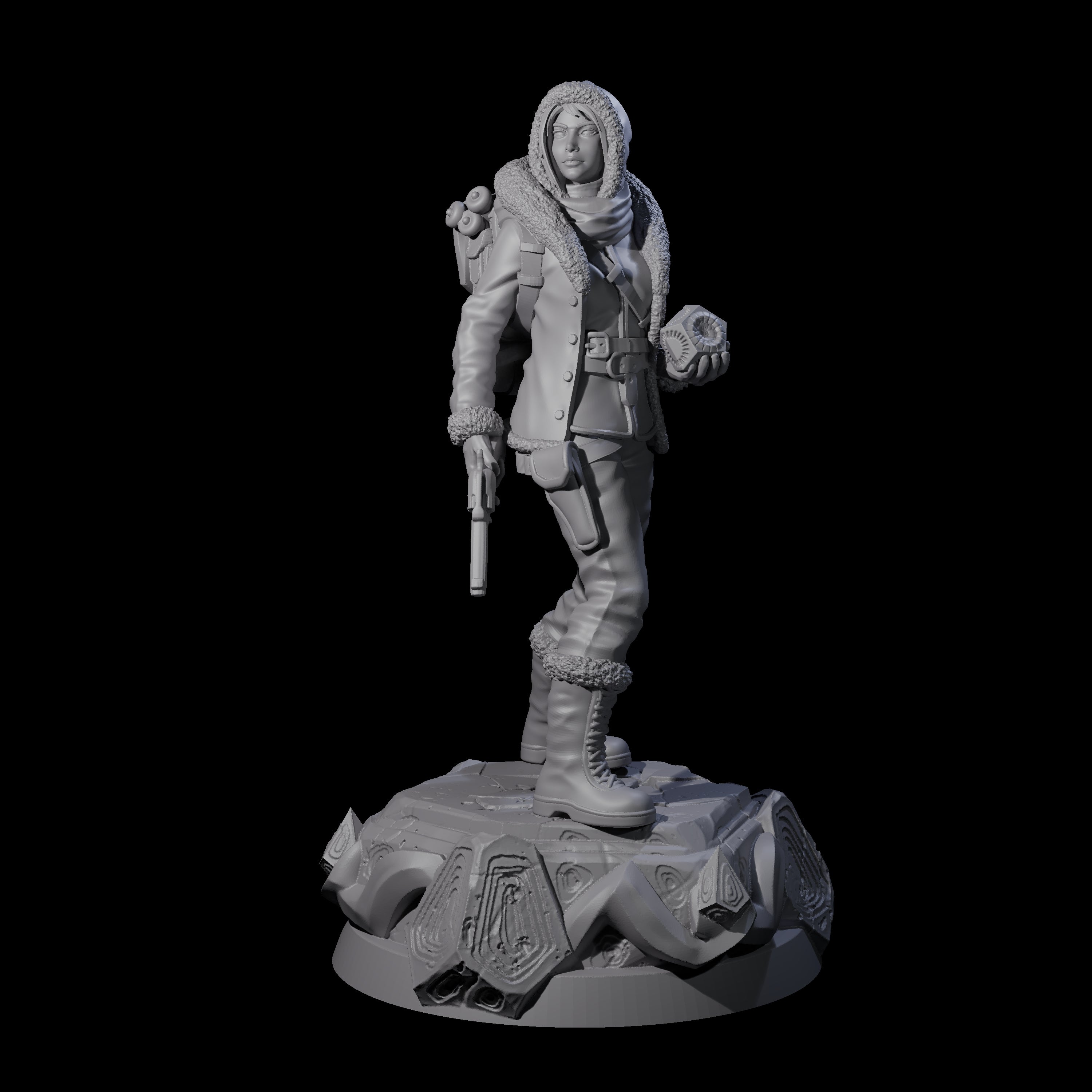 Got It Safe Human Survivor Miniature for Dungeons and Dragons, Pathfinder or other TTRPGs