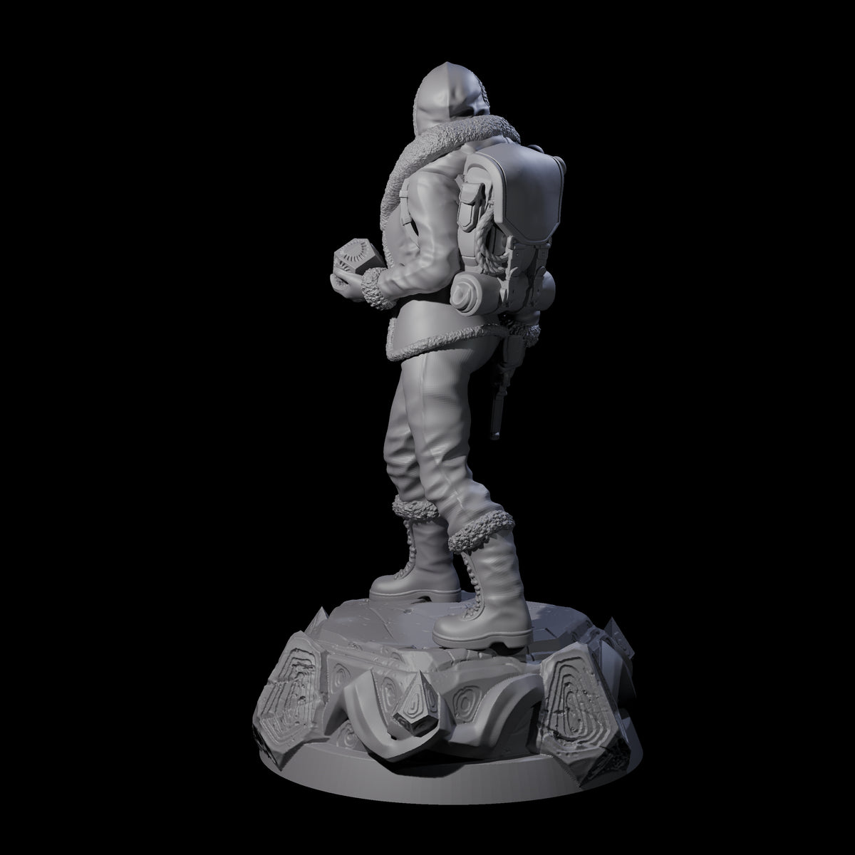 Got It Safe Human Survivor Miniature for Dungeons and Dragons, Pathfinder or other TTRPGs