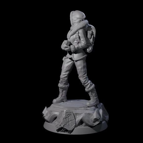 Got It Safe Human Survivor Miniature for Dungeons and Dragons, Pathfinder or other TTRPGs