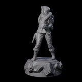 Got It Safe Human Survivor Miniature for Dungeons and Dragons, Pathfinder or other TTRPGs