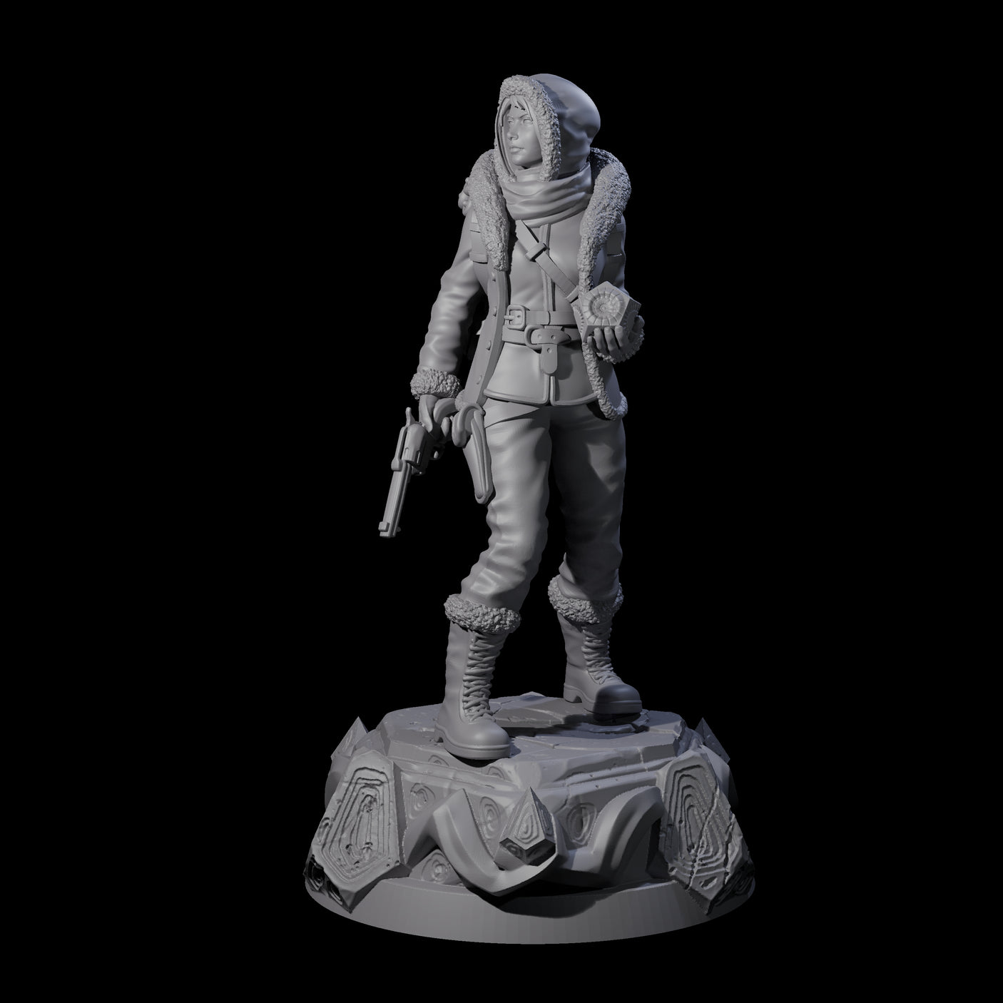 Got It Safe Human Survivor Miniature for Dungeons and Dragons, Pathfinder or other TTRPGs