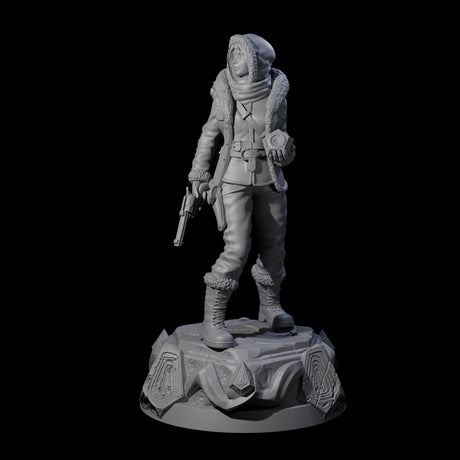 Got It Safe Human Survivor Miniature for Dungeons and Dragons, Pathfinder or other TTRPGs