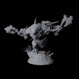 Graceful Orcafolk Warrior A Miniature for Dungeons and Dragons, Pathfinder or other TTRPGs