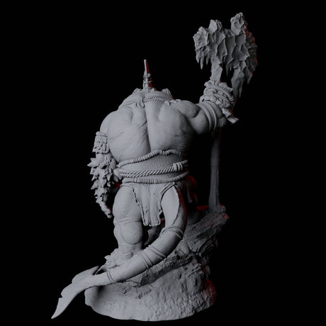 Graceful Orcafolk Warrior B Miniature for Dungeons and Dragons, Pathfinder or other TTRPGs