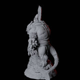 Graceful Orcafolk Warrior B Miniature for Dungeons and Dragons, Pathfinder or other TTRPGs