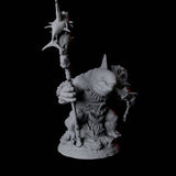 Graceful Orcafolk Warrior C Miniature for Dungeons and Dragons, Pathfinder or other TTRPGs