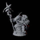 Graceful Orcafolk Warrior C Miniature for Dungeons and Dragons, Pathfinder or other TTRPGs