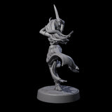 Graceful Tiefling Dancer Miniature for Dungeons and Dragons, Pathfinder or other TTRPGs