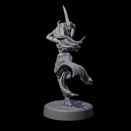 Graceful Tiefling Dancer Miniature for Dungeons and Dragons, Pathfinder or other TTRPGs