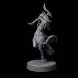 Graceful Tiefling Dancer Miniature for Dungeons and Dragons, Pathfinder or other TTRPGs