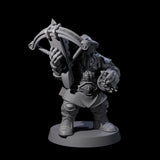 Grand Dwarf Crossbowman B Miniature for Dungeons and Dragons, Pathfinder or other TTRPGs