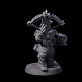 Grand Dwarf Crossbowman B Miniature for Dungeons and Dragons, Pathfinder or other TTRPGs