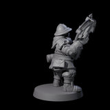 Grand Dwarf Crossbowman B Miniature for Dungeons and Dragons, Pathfinder or other TTRPGs