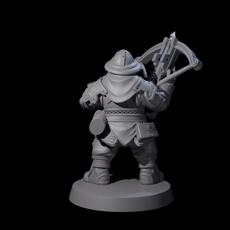 Grand Dwarf Crossbowman B Miniature for Dungeons and Dragons, Pathfinder or other TTRPGs