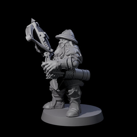 Grand Dwarf Crossbowman B Miniature for Dungeons and Dragons, Pathfinder or other TTRPGs