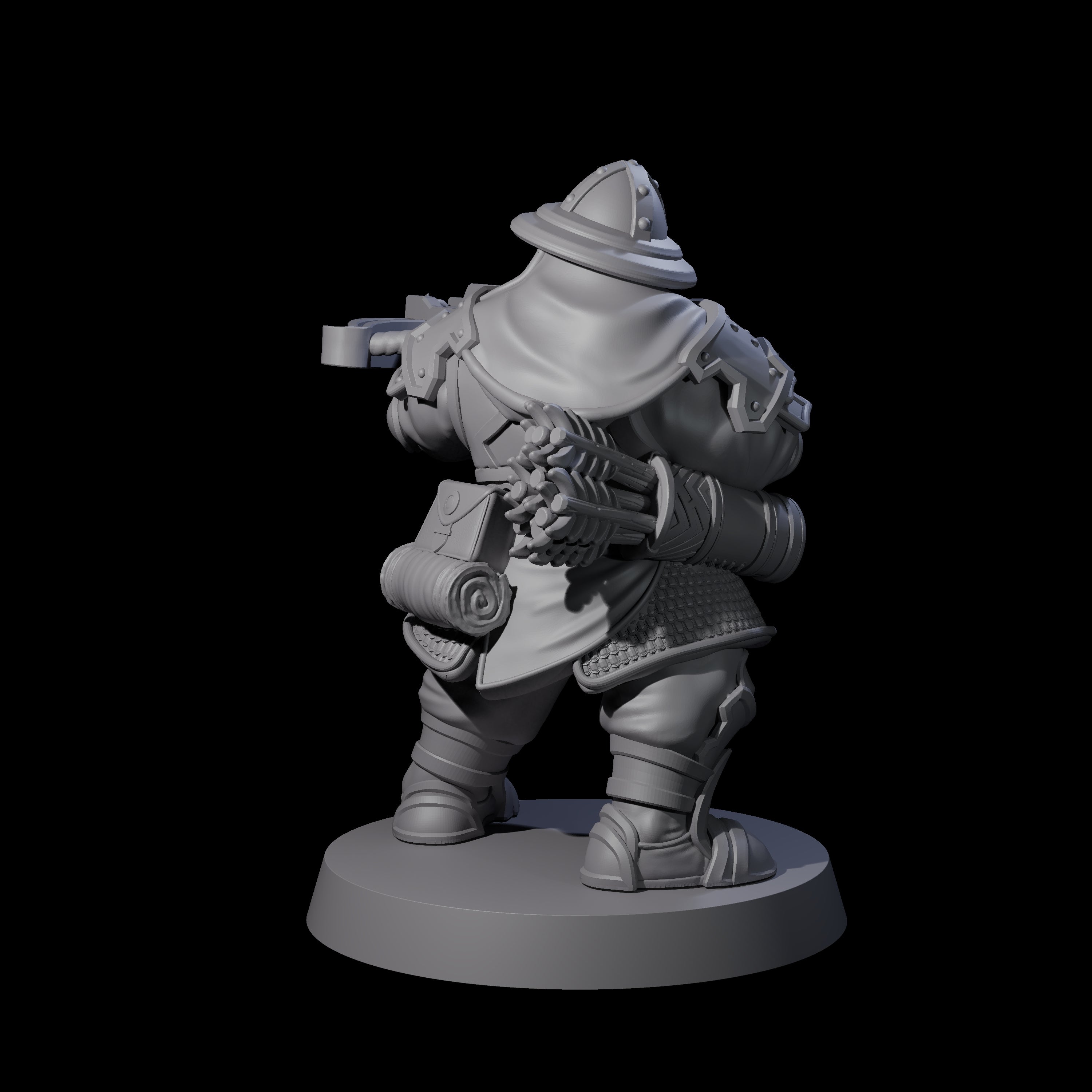 Grand Dwarf Crossbowman C Miniature for Dungeons and Dragons, Pathfinder or other TTRPGs