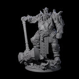 Grand Fire Giant Warlord Miniature for Dungeons and Dragons, Pathfinder or other TTRPGs