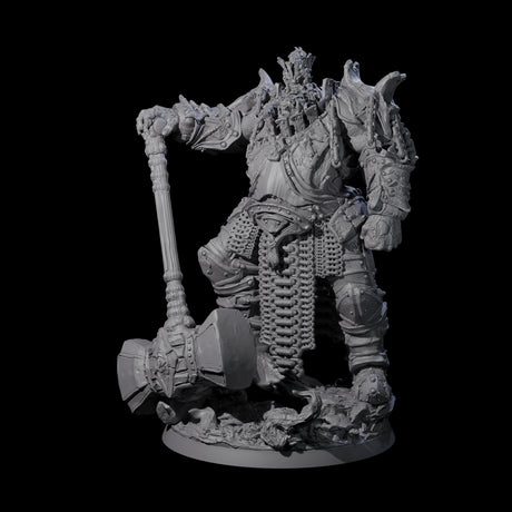 Grand Fire Giant Warlord Miniature for Dungeons and Dragons, Pathfinder or other TTRPGs