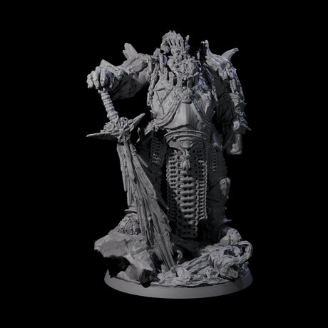 Grand Fire Giant Warlord Miniature for Dungeons and Dragons, Pathfinder or other TTRPGs